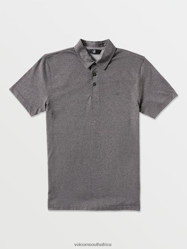 Z0ZR08151 Stealth Men Wowzer Polo Short Sleeve Shirt Volcom Clothing - Image 1