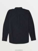 Z0ZR08162 Black Men Date Knight Long Sleeve Shirt Volcom Clothing - Image 2