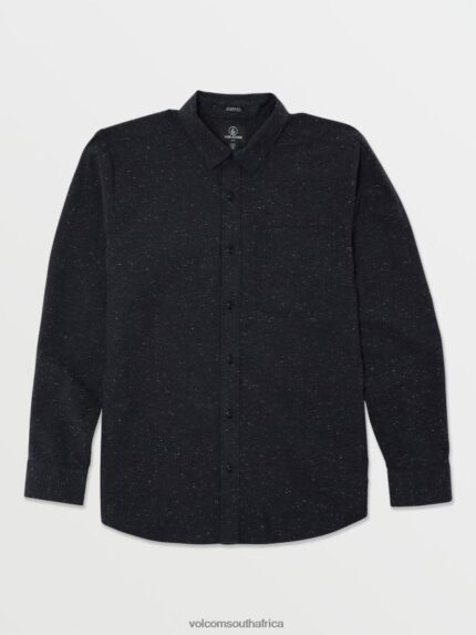 Z0ZR08162 Black Men Date Knight Long Sleeve Shirt Volcom Clothing