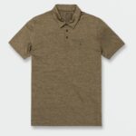 Z0ZR08168 Old Mill Men Hazard Pro Polo Short Sleeve Shirt Volcom Clothing
