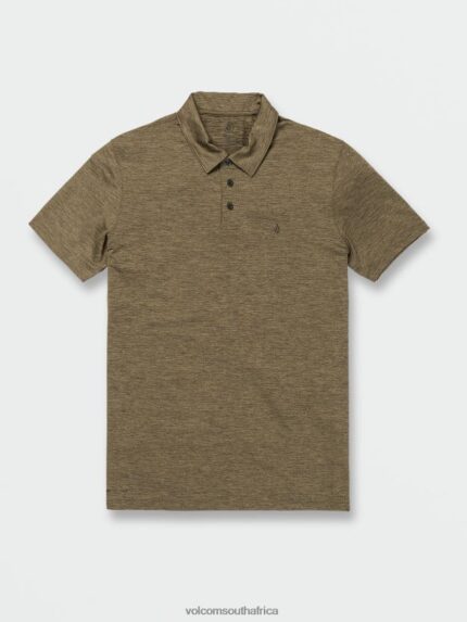 Z0ZR08168 Old Mill Men Hazard Pro Polo Short Sleeve Shirt Volcom Clothing