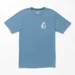 Z0ZR0816 Indigo Ridge Heather Men Linkfill Short Sleeve Tee Volcom Clothing