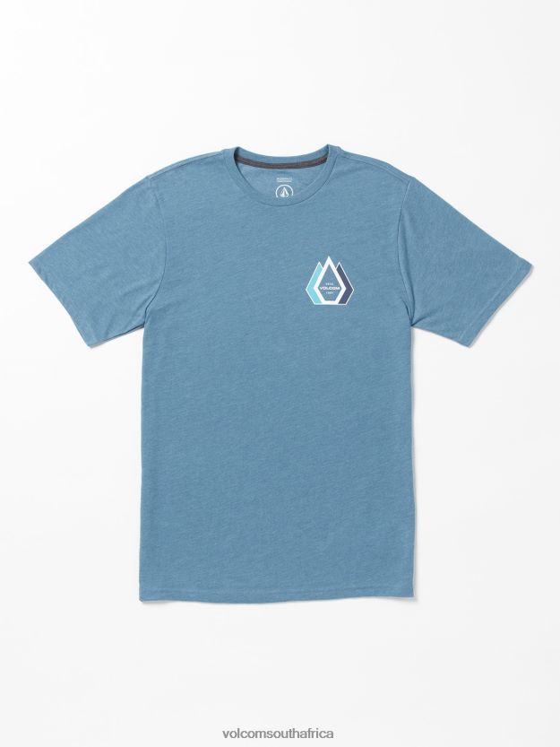 z0zr0816_indigo_ridge_heather_men_linkfill_short_sleeve_tee_volcom_clothing.jpg Z0ZR0816 Indigo Ridge Heather Men Linkfill Short Sleeve Tee Volcom Clothing - Image 1