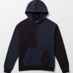 Z0ZR08173 Navy Men Halfstone Hoodie Volcom Clothing