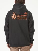 Z0ZR08178 Black Men Workwear Pullover Hoodie Volcom Clothing - Image 17