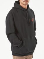 Z0ZR08178 Black Men Workwear Pullover Hoodie Volcom Clothing - Image 4