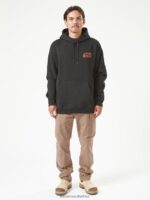 Z0ZR08178 Black Men Workwear Pullover Hoodie Volcom Clothing - Image 8