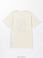 Z0ZR0817 Off White Heather Men Vexer Short Sleeve Tee Volcom Clothing - Image 2