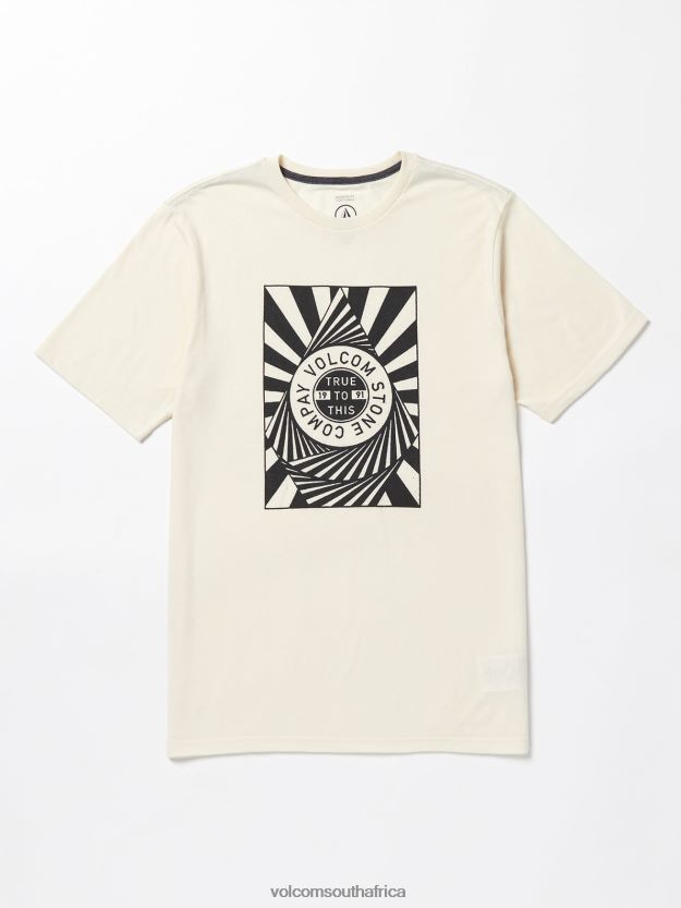 Z0ZR0817 Off White Heather Men Vexer Short Sleeve Tee Volcom Clothing - Image 1