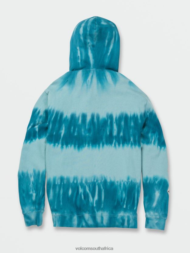 Z0ZR08181 Coastal Blue Men Iconic Stone Plus Pullover Sweatshirt Volcom Clothing - Image 2