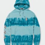 Z0ZR08181 Coastal Blue Men Iconic Stone Plus Pullover Sweatshirt Volcom Clothing