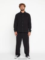 Z0ZR08183 Black Men Surf Vitals Jack Robinson Fleece Volcom Clothing - Image 12