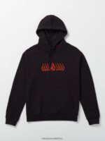 Z0ZR08185 Black Men Watanite Hoodie Volcom Clothing