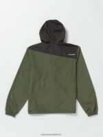 Z0ZR08189 Squadron Green Men Phase 91 Jacket Volcom Clothing - Image 2