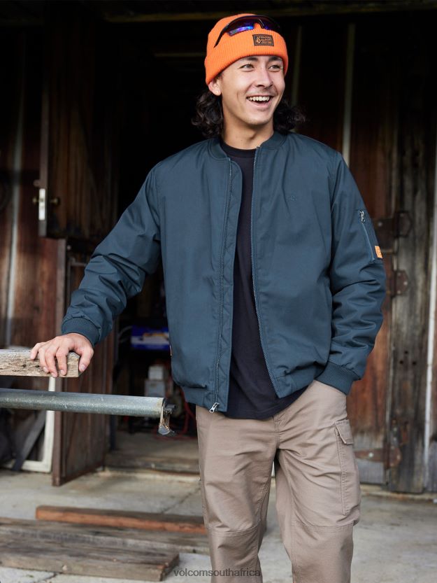 z0zr08194_navy_men_workwear_jacket_volcom_clothing.jpg Z0ZR08194 Navy Men Workwear Jacket Volcom Clothing - Image 1