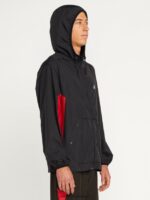 Z0ZR08195 Black Men Surf Vitals Jack Robinson Jacket Volcom Clothing - Image 2