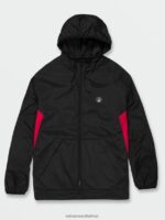 Z0ZR08195 Black Men Surf Vitals Jack Robinson Jacket Volcom Clothing - Image 8