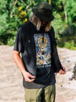 Z0ZR08196 Black Men Skate Vitals Alec Majerus Vest Volcom Clothing
