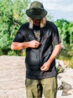 Z0ZR08196 Black Men Skate Vitals Alec Majerus Vest Volcom Clothing - Image 7