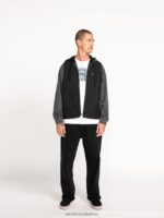 Z0ZR08197 Black Men Volblaster Jacket Volcom Clothing