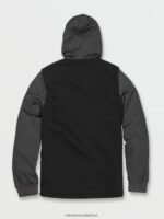 Z0ZR08197 Black Men Volblaster Jacket Volcom Clothing - Image 7