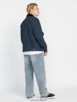 Z0ZR08198 Navy Men Voider Lined Jacket Volcom Clothing - Image 3