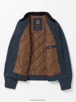 Z0ZR08198 Navy Men Voider Lined Jacket Volcom Clothing - Image 5