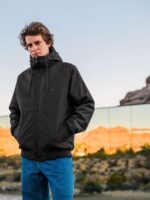 Z0ZR08199 Black Men Hernan 5K Jacket Volcom Clothing - Image 7