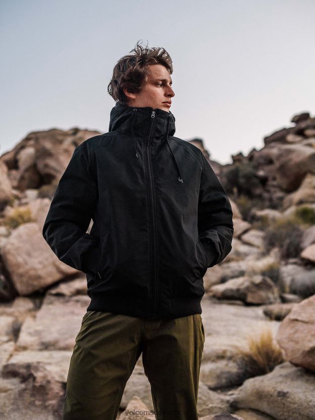 z0zr08199_black_men_hernan_5k_jacket_volcom_clothing.jpg Z0ZR08199 Black Men Hernan 5K Jacket Volcom Clothing - Image 1