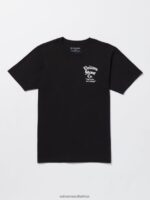 Z0ZR0819 Black Men Party Of 1 Short Sleeve Tee Volcom Clothing