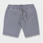 Z0ZR08202 Navy Men Frickin Mix Elastic Waist Shorts Volcom Clothing