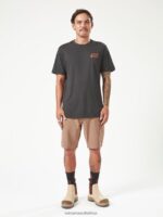 Z0ZR08204 Brindle Men Workwear Slab Hybrid Shorts Volcom Clothing - Image 10