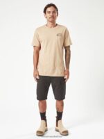 Z0ZR08205 Black Men Workwear Caliper Work Shorts Volcom Clothing - Image 14