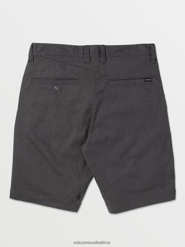 Z0ZR08206 Charcoal Heather Men Frickin Modern Stretch Chino Shorts Volcom Clothing - Image 2