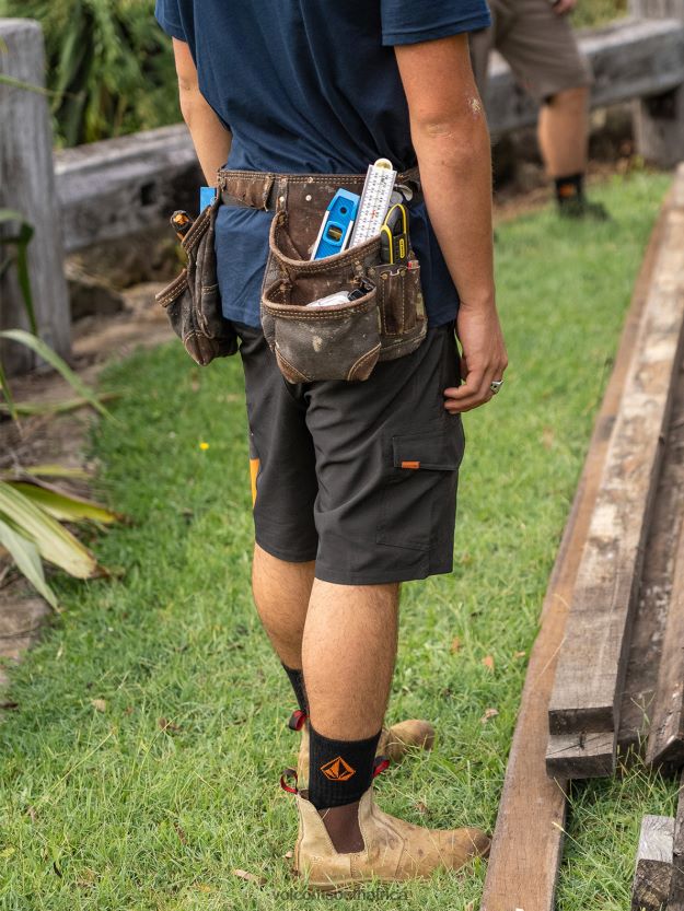 z0zr08207_black_men_workwear_slab_hybrid_shorts_volcom_clothing.jpg Z0ZR08207 Black Men Workwear Slab Hybrid Shorts Volcom Clothing - Image 1