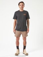 Z0ZR08209 Brindle Men Workwear Bevel Work Shorts Volcom Clothing - Image 12