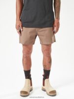 Z0ZR08209 Brindle Men Workwear Bevel Work Shorts Volcom Clothing - Image 17