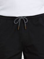 Z0ZR08213 Black Men Frickin Elastic Waist Shorts Volcom Clothing - Image 11