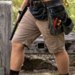 Z0ZR08214 Brindle Men Workwear Caliper Work Shorts Volcom Clothing