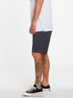 Z0ZR08215 Charcoal Men Frickin Elastic Waist Shorts Volcom Clothing - Image 12