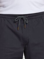 Z0ZR08215 Charcoal Men Frickin Elastic Waist Shorts Volcom Clothing - Image 3