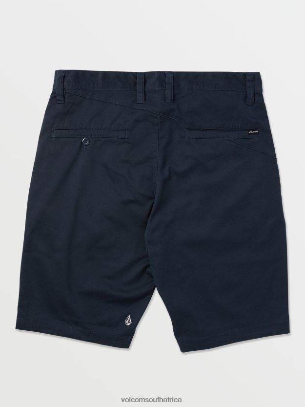 Z0ZR08219 Dark Navy Men Frickin Modern Stretch Chino Shorts Volcom Clothing - Image 3
