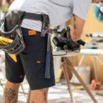 Z0ZR08221 Navy Men Workwear Slab Hybrid Shorts Volcom Clothing