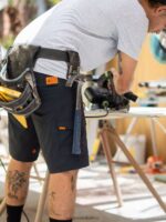 Z0ZR08221 Navy Men Workwear Slab Hybrid Shorts Volcom Clothing