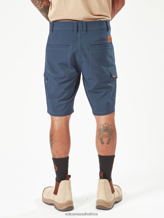 Z0ZR08221 Navy Men Workwear Slab Hybrid Shorts Volcom Clothing - Image 18