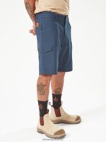 Z0ZR08221 Navy Men Workwear Slab Hybrid Shorts Volcom Clothing - Image 3