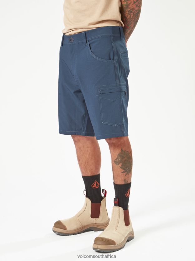 Z0ZR08221 Navy Men Workwear Slab Hybrid Shorts Volcom Clothing - Image 22
