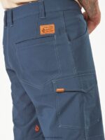 Z0ZR08221 Navy Men Workwear Slab Hybrid Shorts Volcom Clothing - Image 6