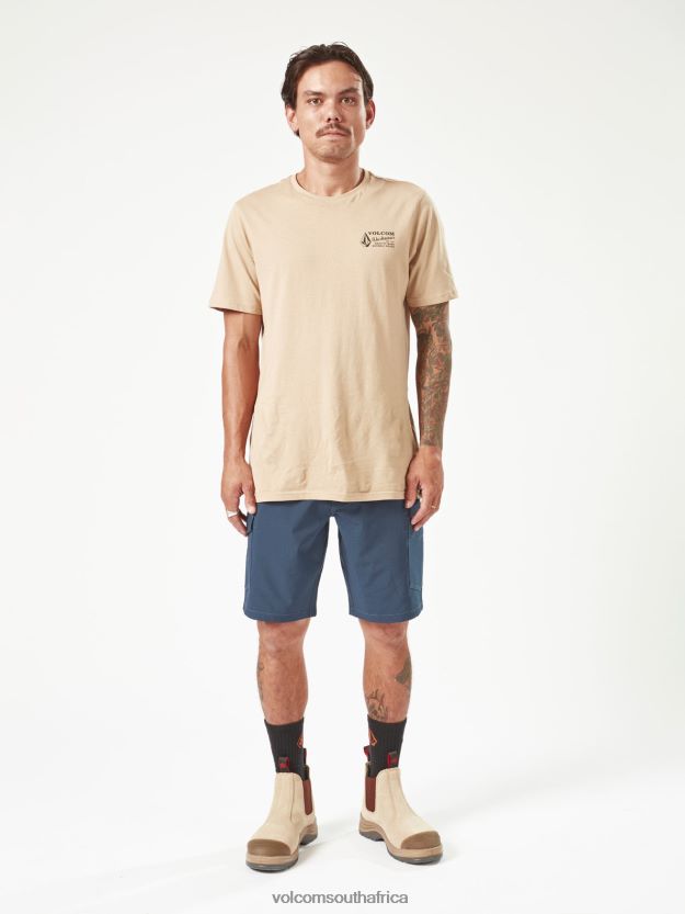 Z0ZR08221 Navy Men Workwear Slab Hybrid Shorts Volcom Clothing - Image 8