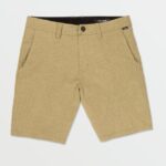 Z0ZR08224 Dark Khaki Men Frickin Cross Shred Static Shorts Volcom Clothing
